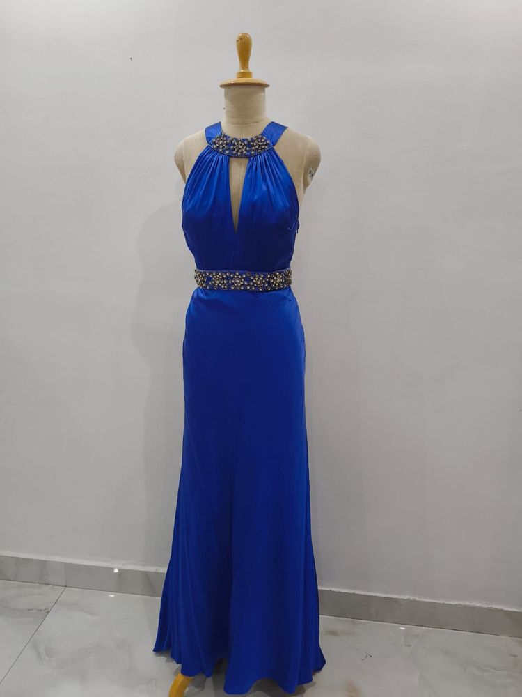 Elegant Blue Evening Gown💙🧿🦋
