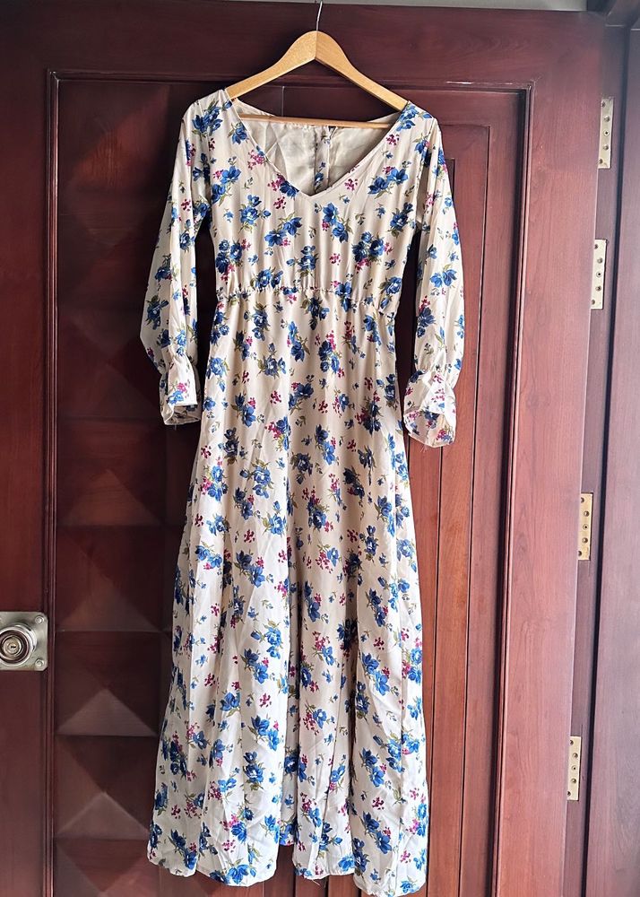 Off White Pretty Long Dress New