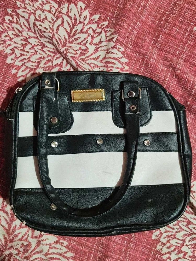 Striped Handbag