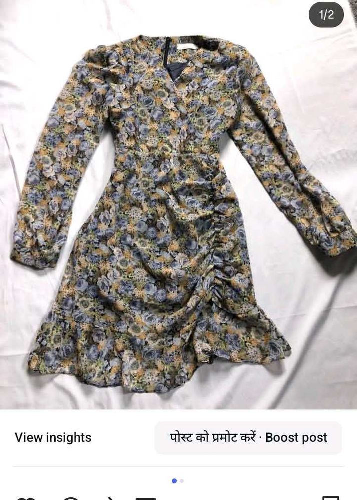 Floral Print Mini Dress