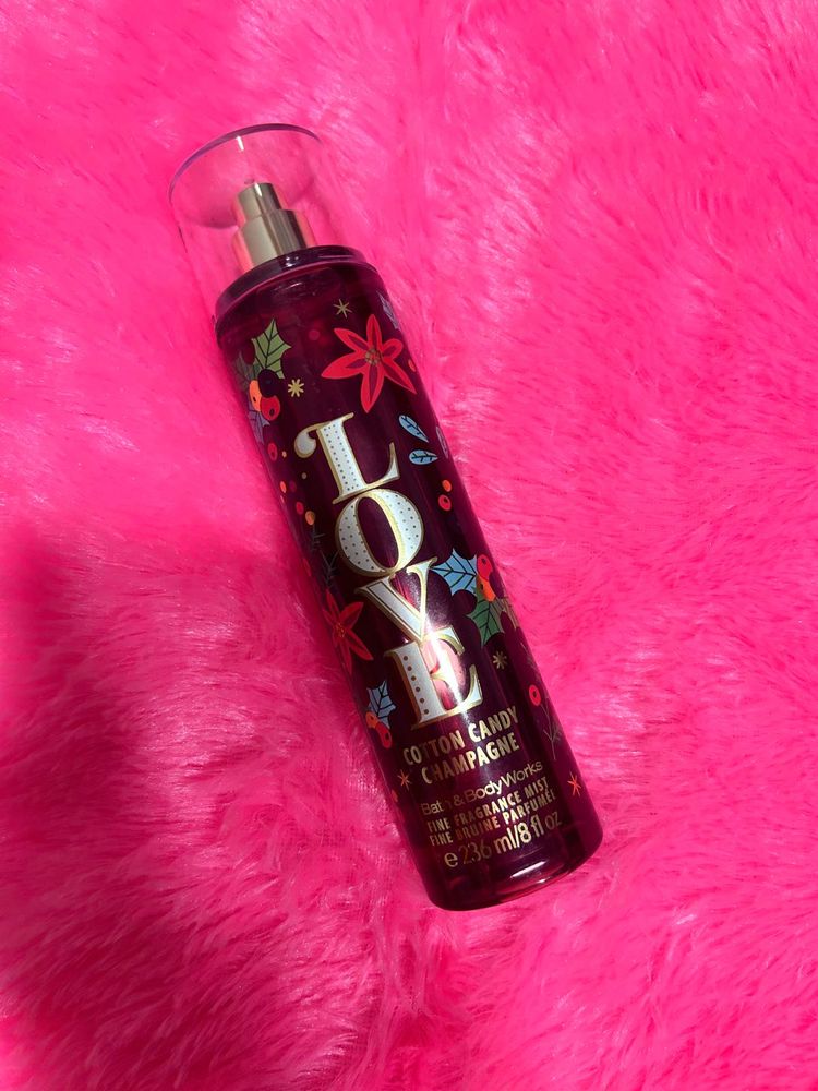 Bbw Cotton Candy Champagne Mist &amp; Bubbly Rose