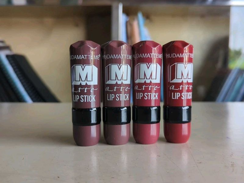 Huda Matte Lipstick Set  ( PREMIUM FRENCH)