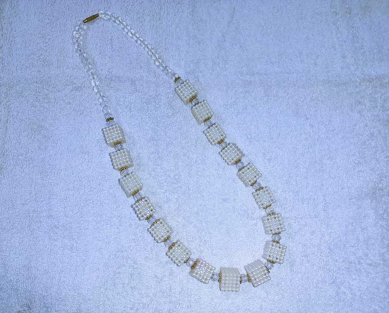 Beaded Cube Necklace