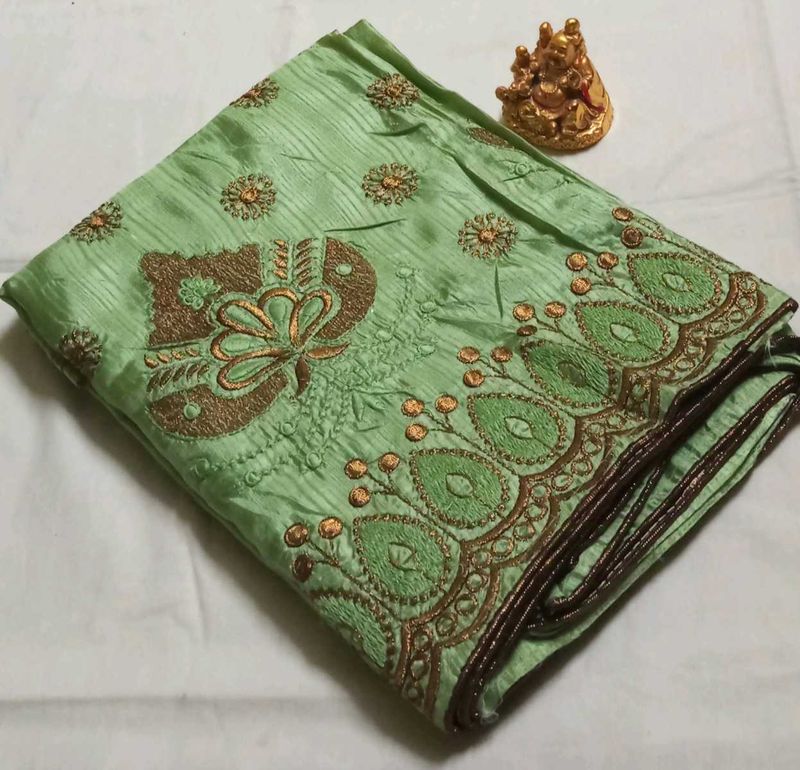 Embroidery Sarees🥰