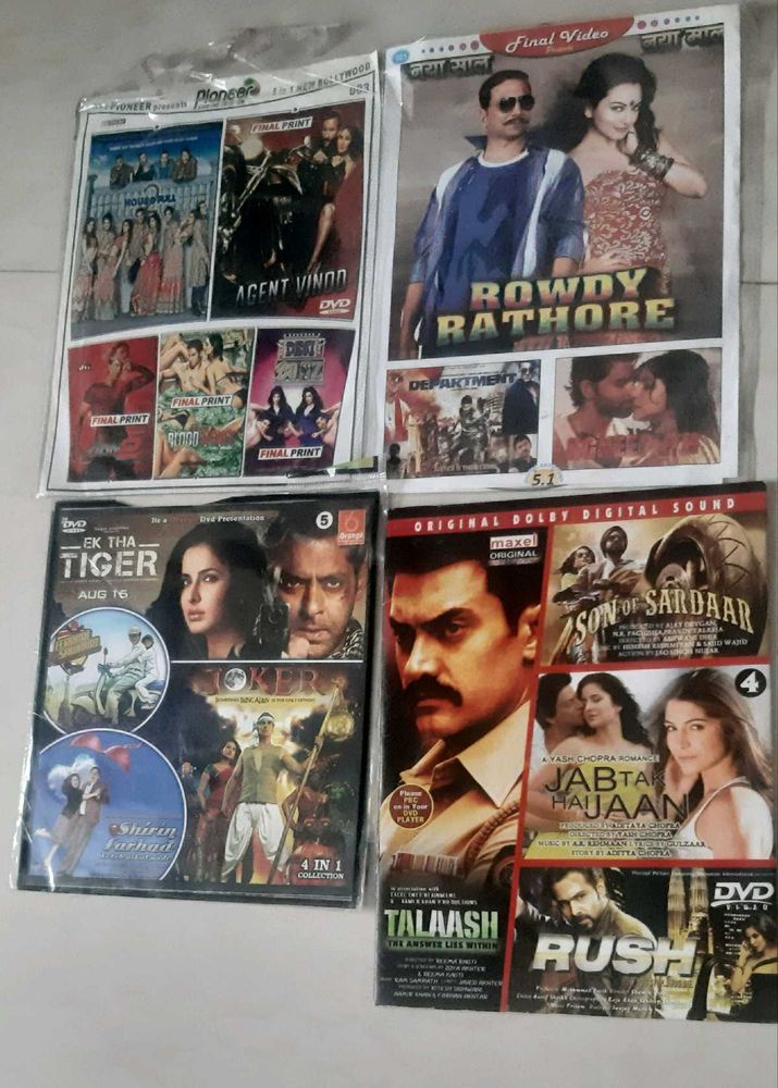 Set of 4 DVD - each has four movies