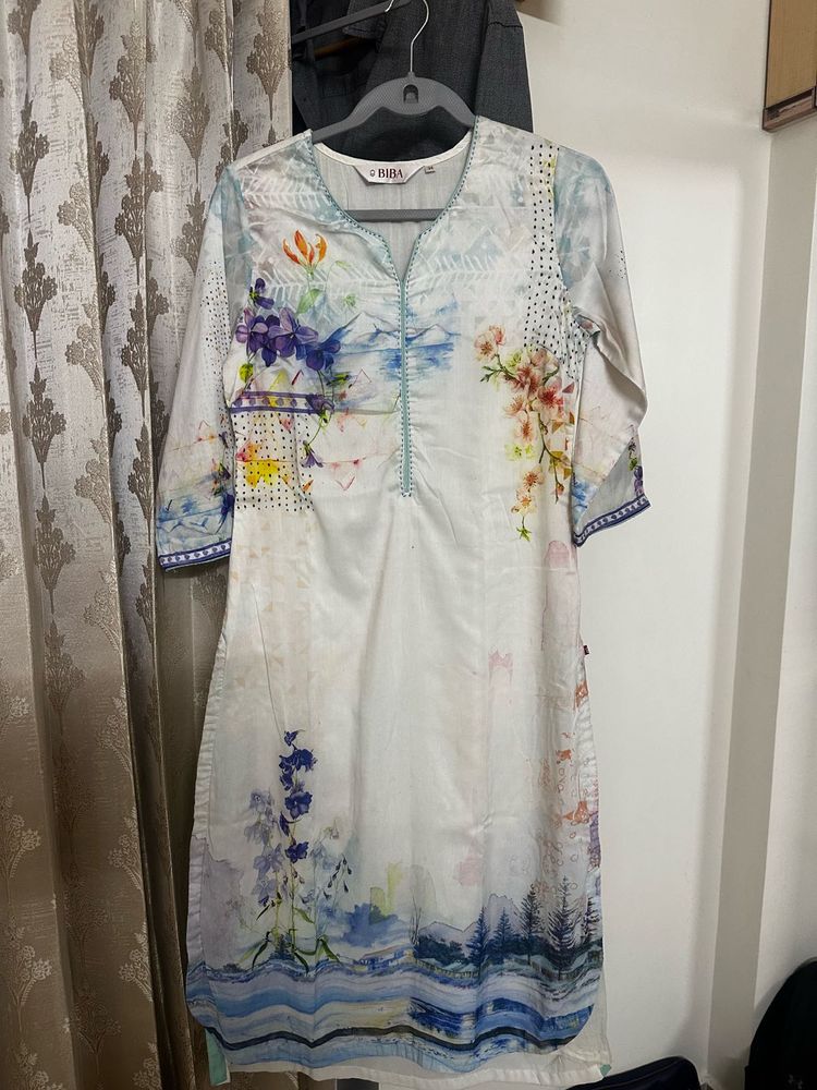 Floral Print Kurta