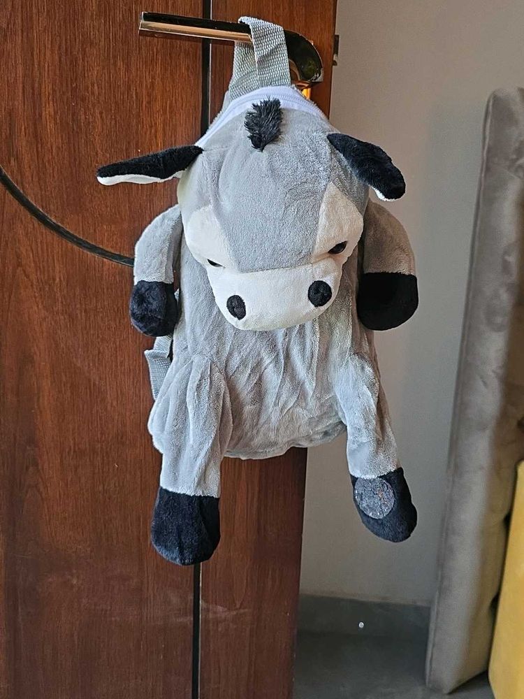 Cute Donkey Plush Backpack