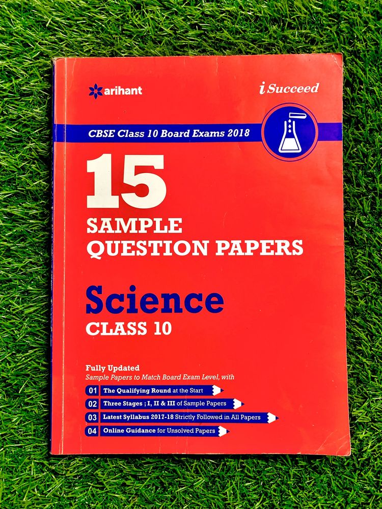 Arihant Sample Paper Science For Class 10 Boards