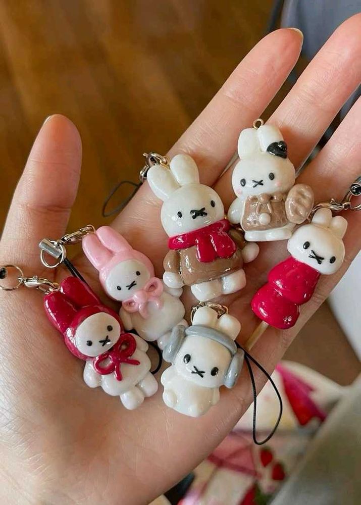 Cute Bunny Charm Collection