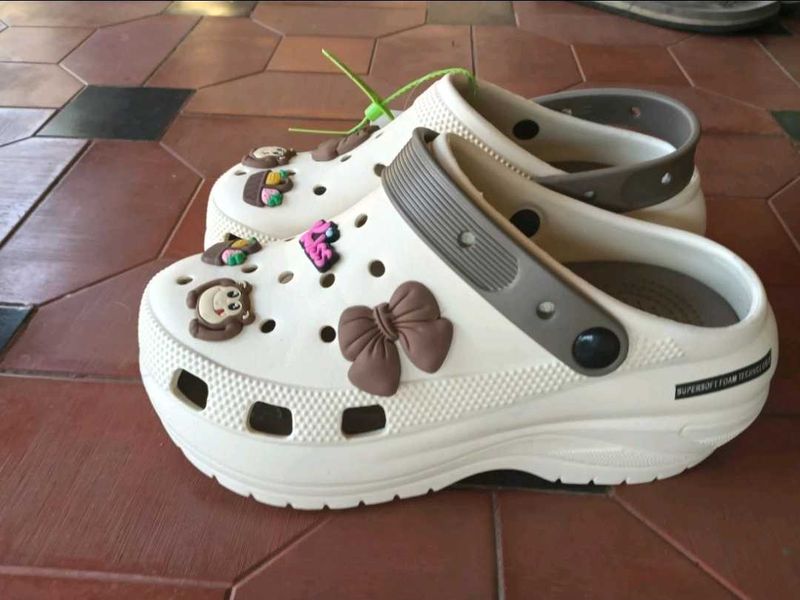 Platform Clogs with Fun Charms