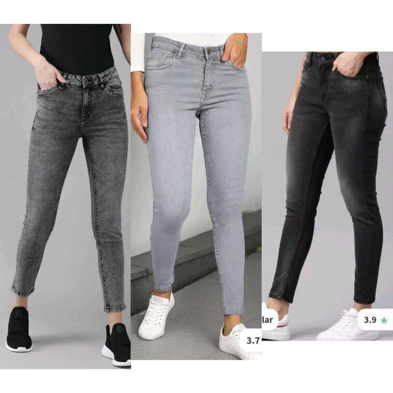 Black Grey Jeans Combo