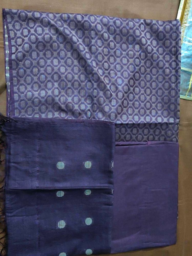 Purple Dress Material