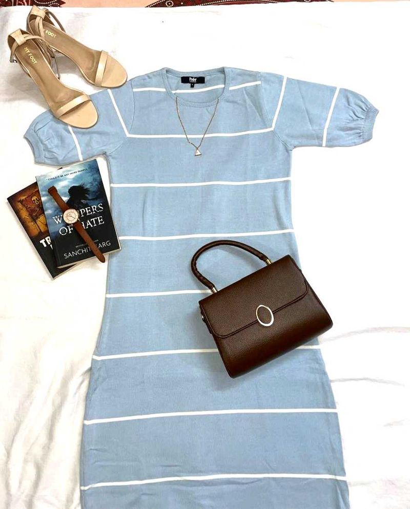 Striped Knit Dress - Brand Her By Invictus