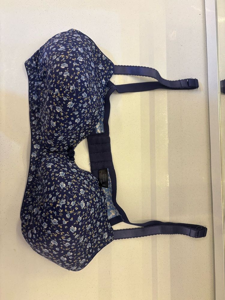 Floral Print Bra