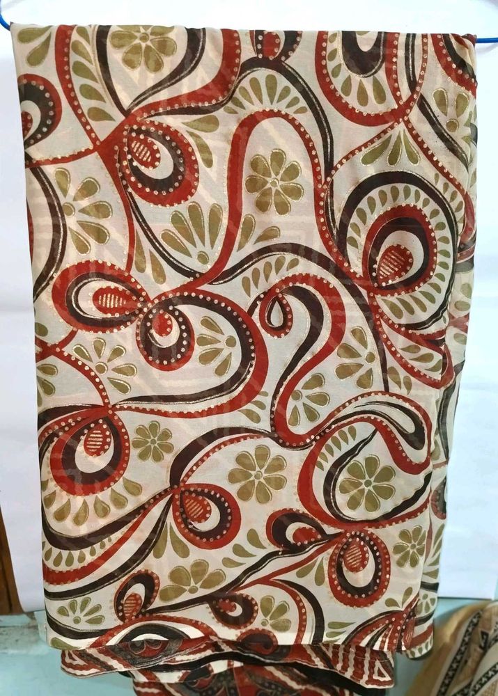 Floral Print Saree