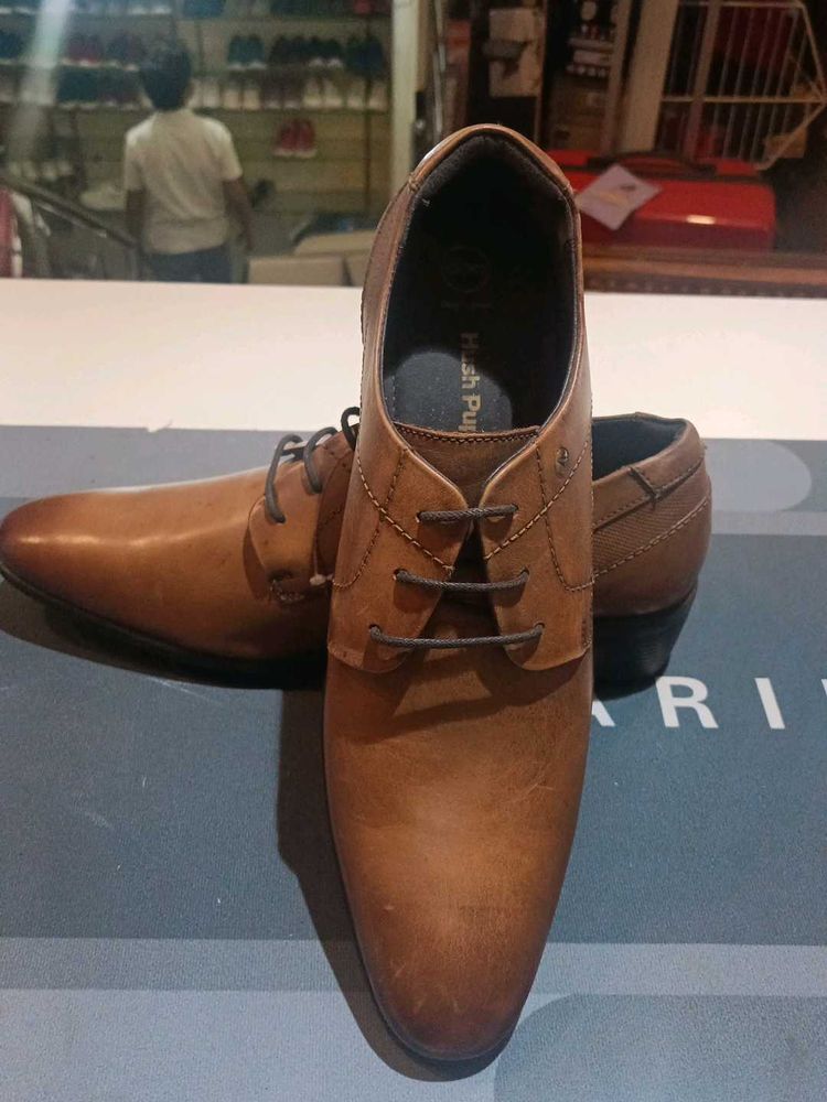 Hush Puppies Leather Dress Shoes