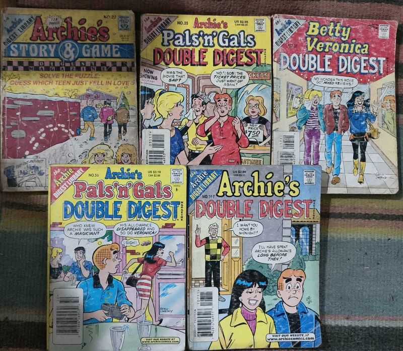 Archie&#39;s Double Digest Comic Book Lot
