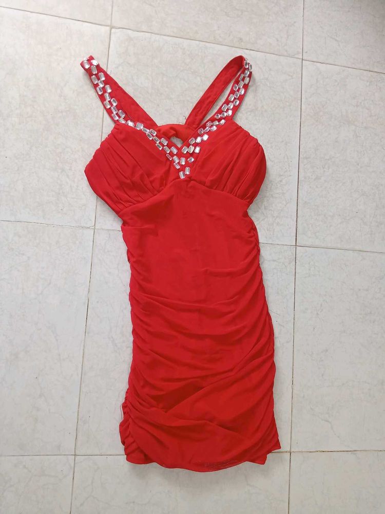 Red Bodycon Party Wear
