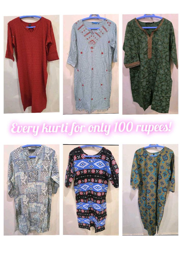 Kurti Bundle Deal. Each one for only 100! Sale