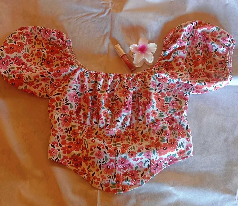 CUTE PINK CORSET TOP🩷