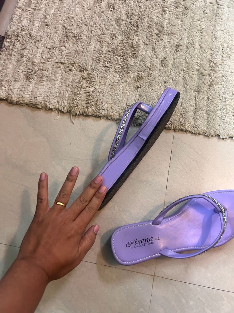 Flip flops Lavender