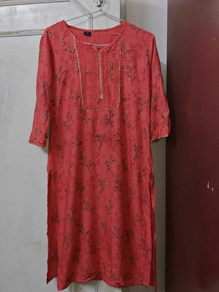Floral Print Ethnic Kurta