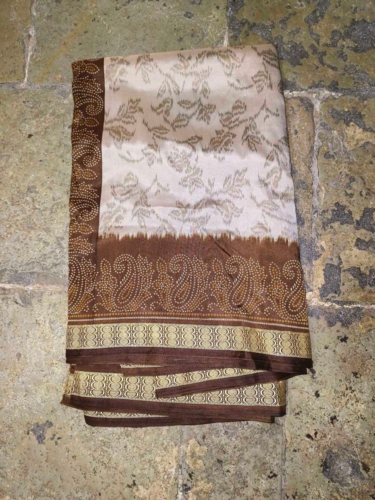 Brown Silk Saree