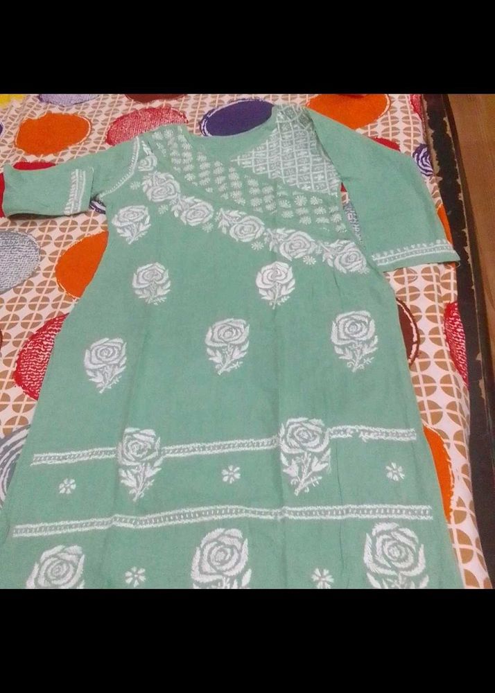 Hand Work Chikan Kari Kurti