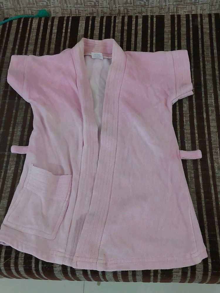 Baby Bath Gown For 6 To 12 Month Baby