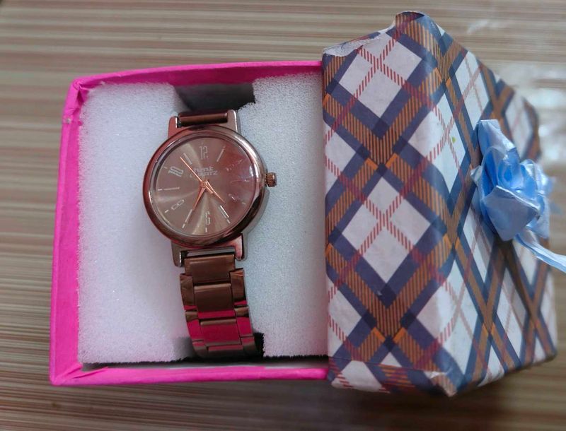 Stylish Rose Gold Watch