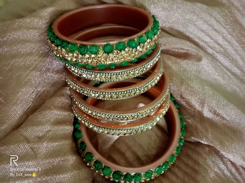 Green Bangle Set That Goes With Any Outfit ✨