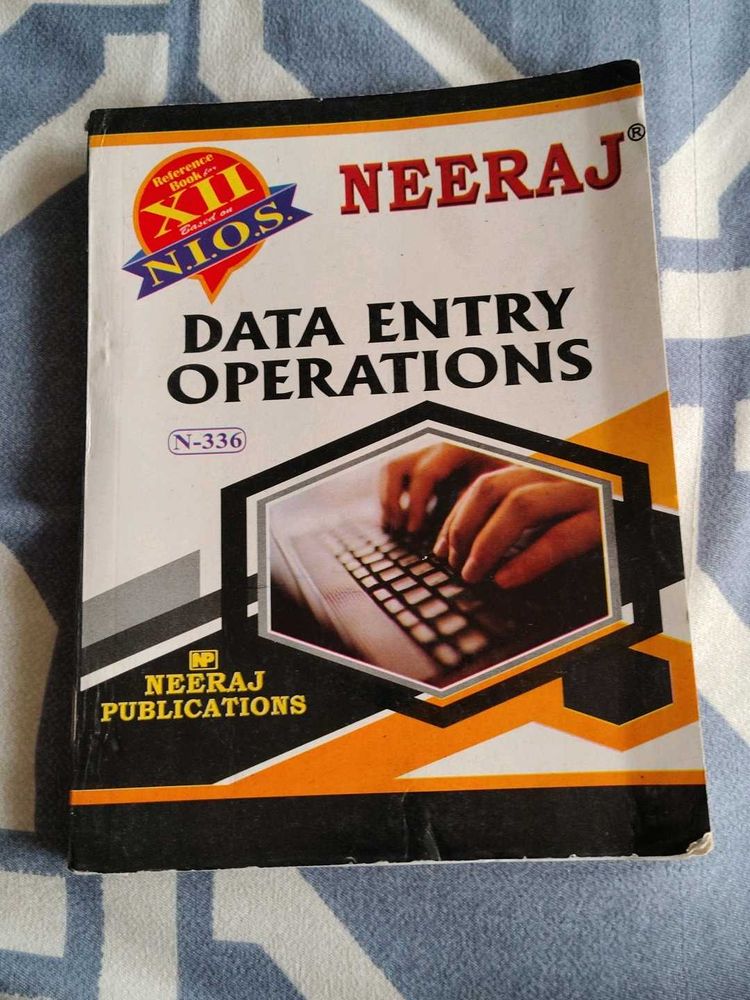 NIIOS Data Entry Operations Textbook