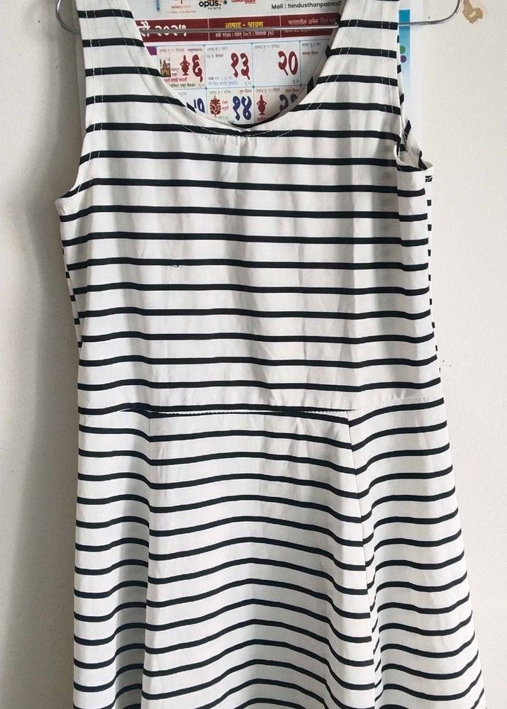 Striped Sleeveless Dress
