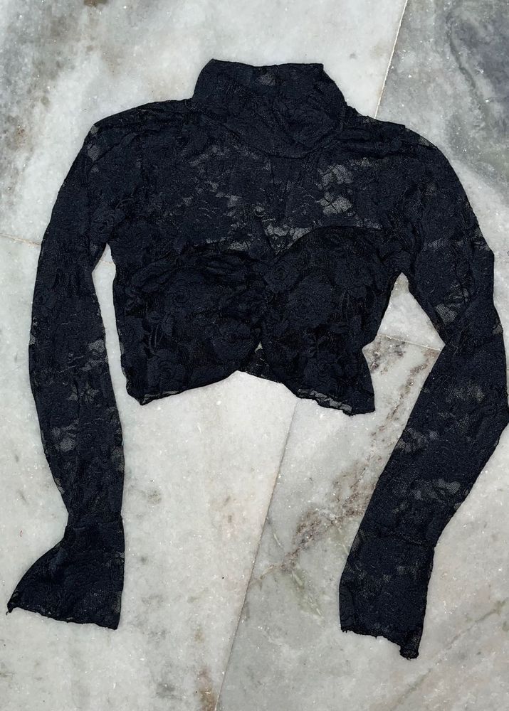 Black Lace Top