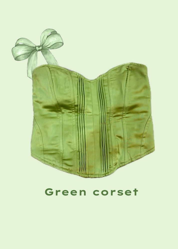 Green Lime Corset
