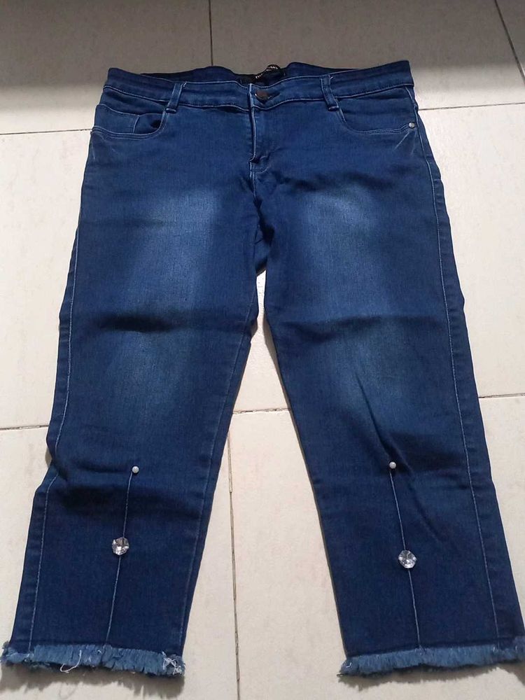 Mid Length Jeans