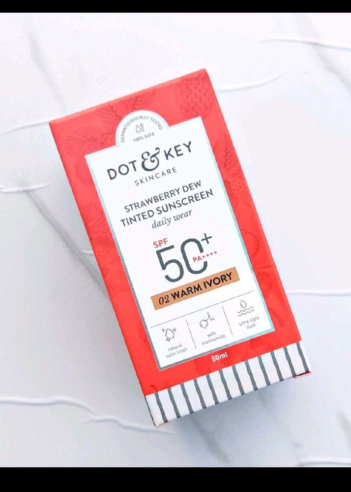 Dot Nd Key Tinted Sunscreen Spf 50+ New Seal