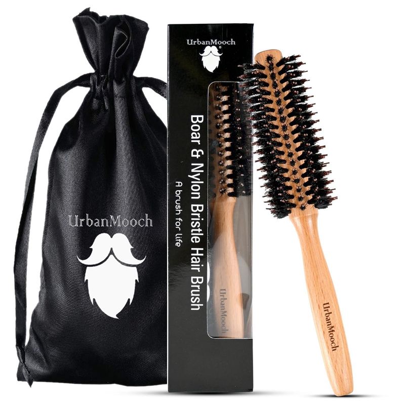 Boar &amp; Nylon Bristle Hair Brush