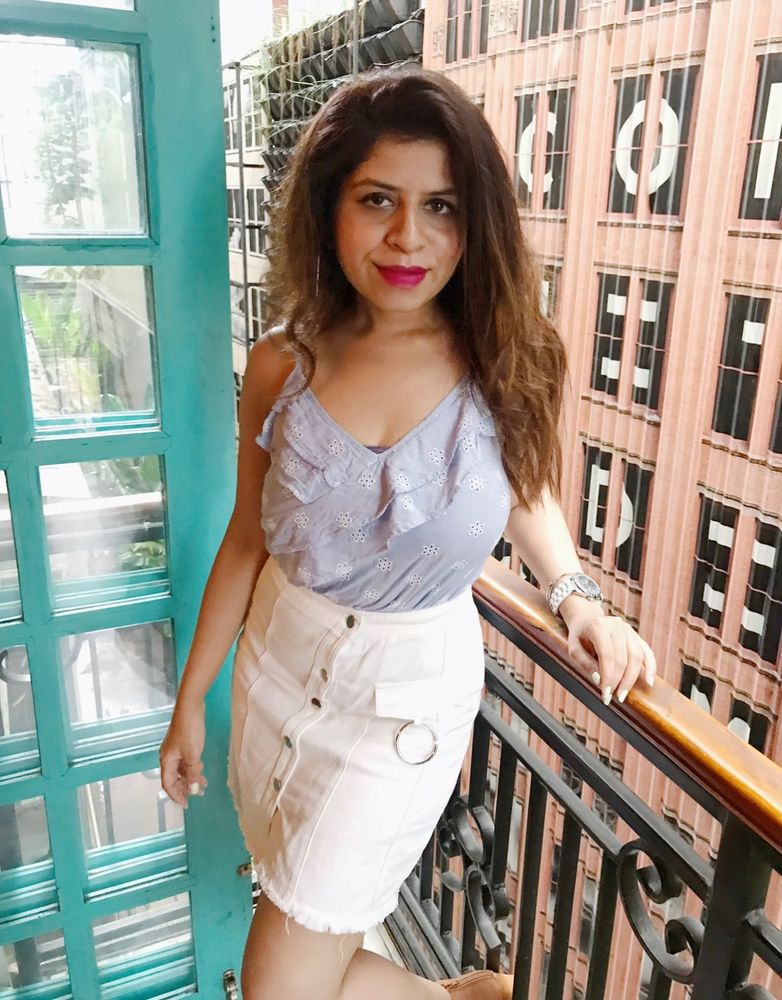 Powder Blue Top