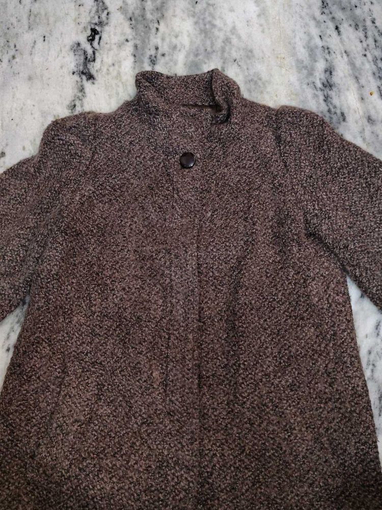 Brown Tweed Coat