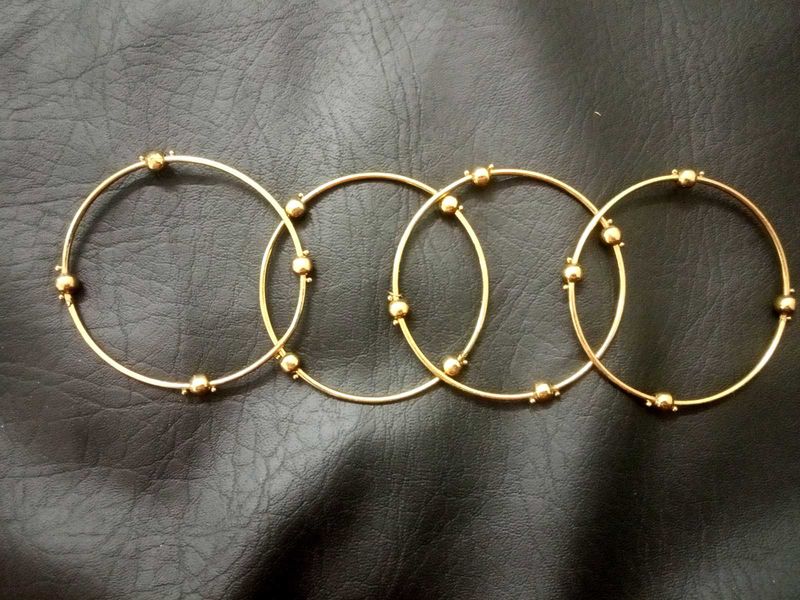 Set of 4 Gold Bangles