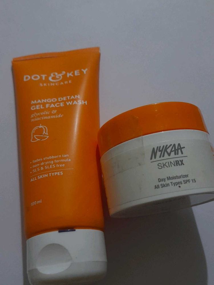 FACE WASH AND MOISTURIZER
