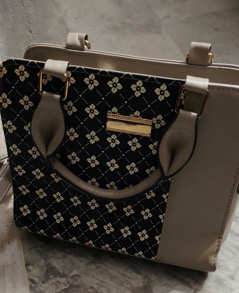White And Black Bag