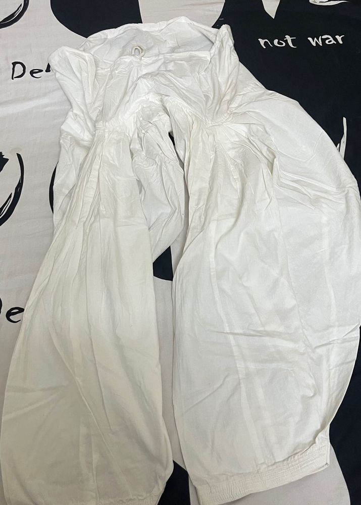 plain white patiala salwar