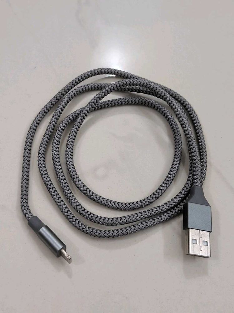 Braided iphone charger USB - lightning cable