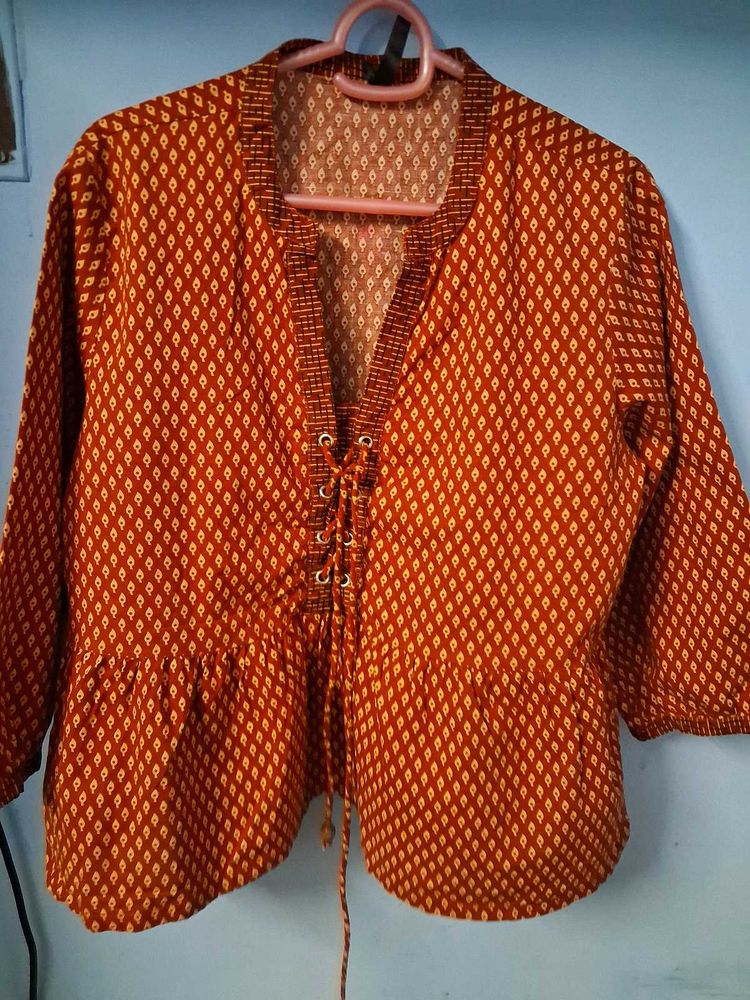 Boho Chic Print Top