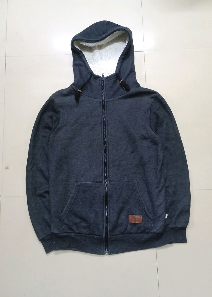 Fleece-Lined Zip Hoodie