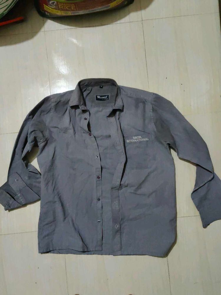 Gray Formal Shirt