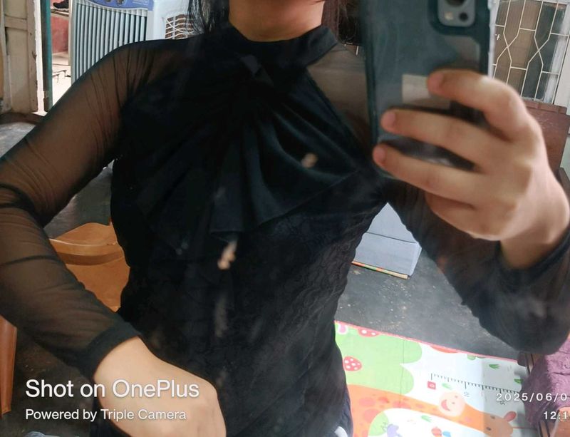 Black Korean Tops