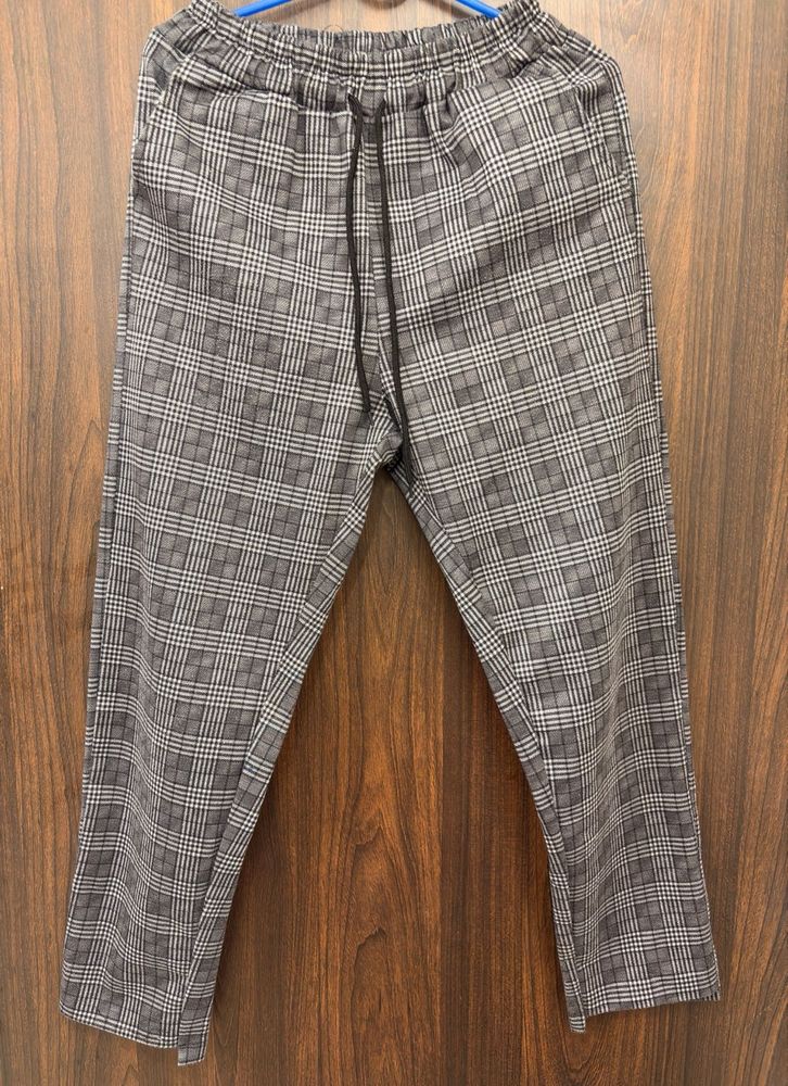 Plaid Casual Pants